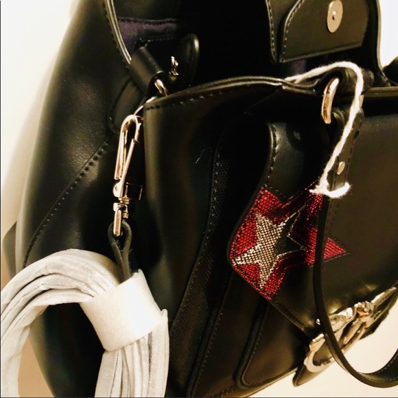 Pinko /Cherubini/Top Handle/Black Purse - Picture 3 of 5